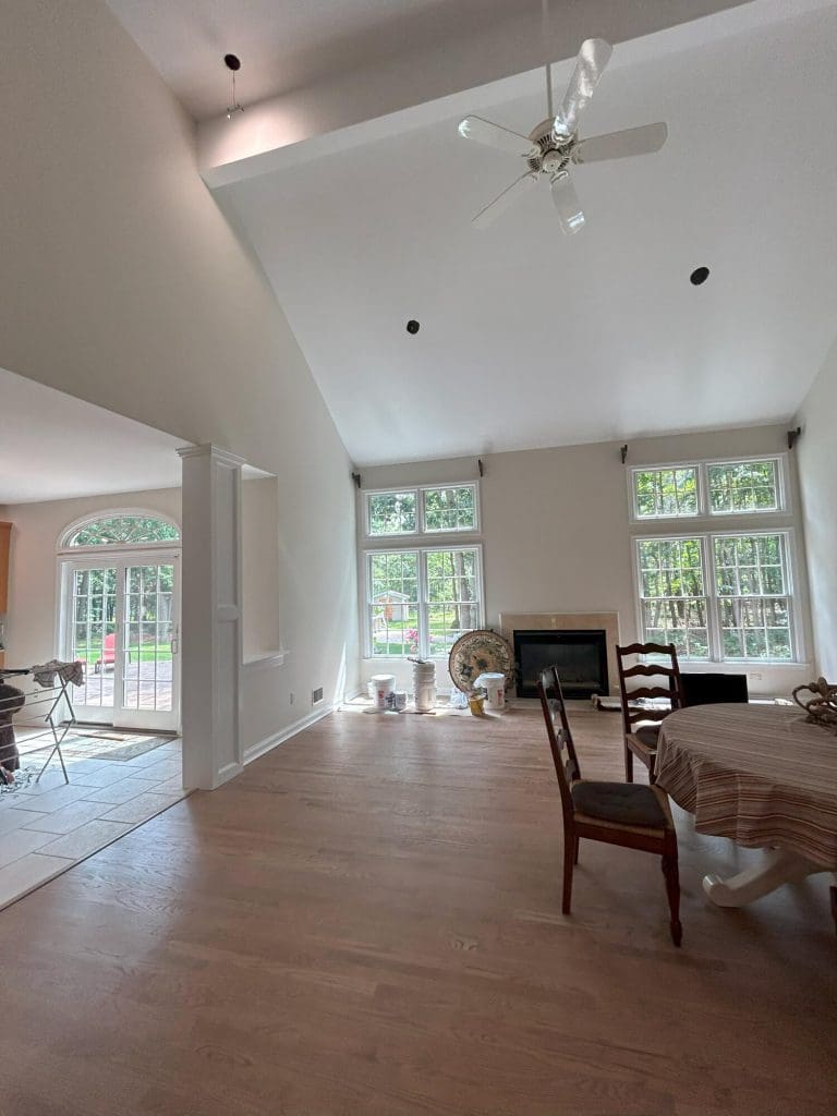 Freshly painted home dinning room in ocean county, nj