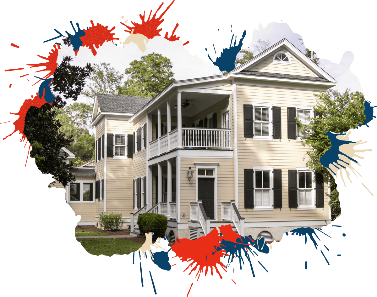services-hero-single Two-story yellow home with black shutters and wraparound porch in Ocean County, NJ