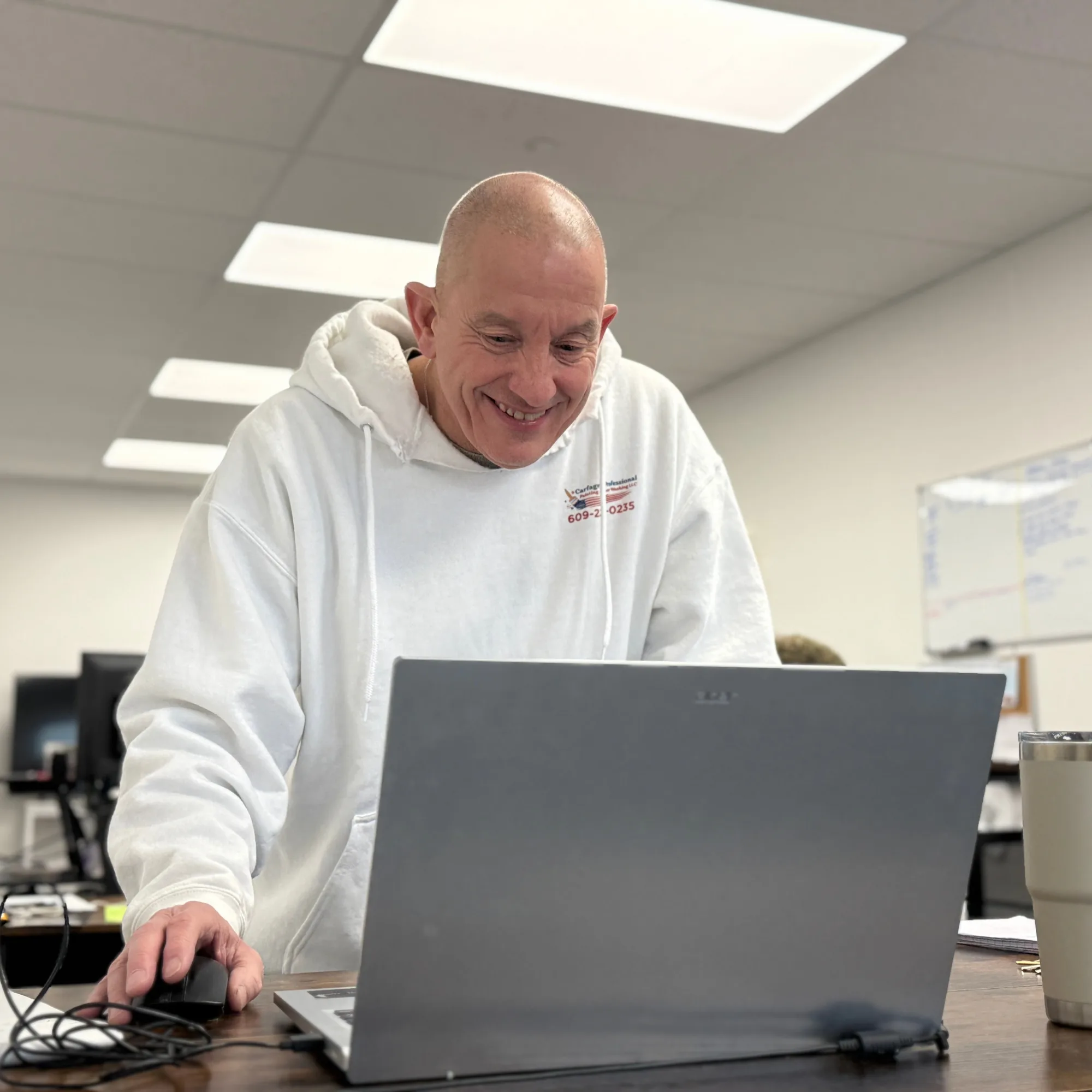 Mike Barille, estimator at Carfagno Professional Painting