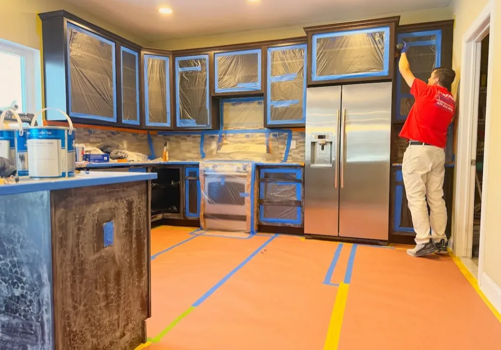 cabinet repainting