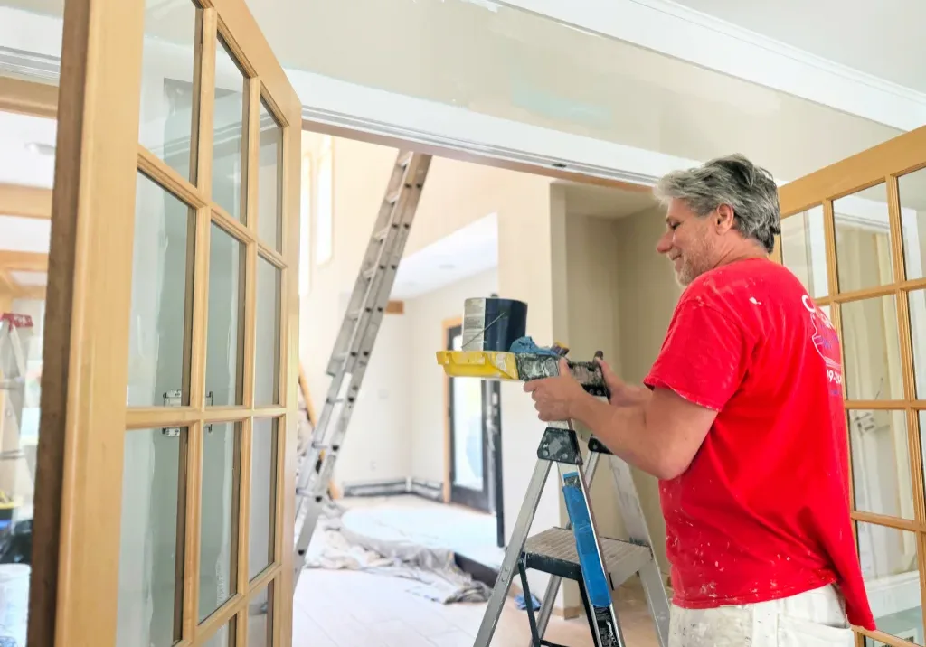 mike painting interior