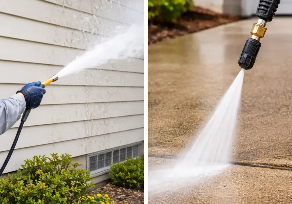 pressure washing vs power washing
